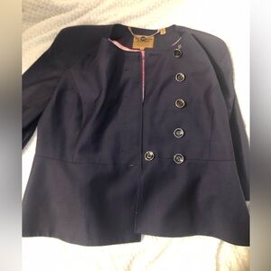TED BAKER Womens navy blue attire jacket